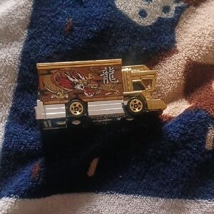 2020 Hot Wheels Gold and Silver Dragon Toy Truck
